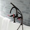 Aqua Vintage AE8105DKL 7-Inch Deck Mount Clawfoot Tub Faucet, Oil Rubbed Bronze AE8105DKL - alternate 5